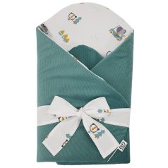   EKO Baba Takaró Pamutból Velúrral és Kókusz Betéttel Cars Masnival 75x75cm - Puha Melegséghez és Kényelmes Mindennapi Használathoz