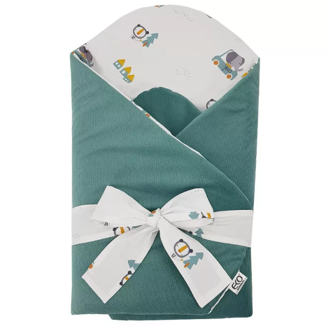 EKO Baba Takaró Pamutból Velúrral és Kókusz Betéttel Cars Masnival 75x75cm - Puha Melegséghez és Kényelmes Mindennapi Használathoz