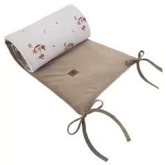   EKO Fox Kiságyvédő 360x35cm - Puha, Rókás Mintás Ágyvédő Biztonságosabb Babaalváshoz