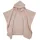 EKO Pamut Poncsó Kapucnival és Fülekkel Powder Pink 75×120cm - Puha Fürdőponcsó Gyerekeknek, Gyors Száradás, Kényelmes Viselet