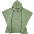 EKO Pamut Poncsó Kapucnival és Fülekkel Olive Green 75×120cm - Puha Fürdőponcsó Gyerekeknek, Gyors Száradás, Kényelmes Viselet