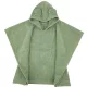 EKO Pamut Poncsó Kapucnival és Fülekkel Olive Green 75×120cm - Puha Fürdőponcsó Gyerekeknek, Gyors Száradás, Kényelmes Viselet