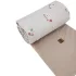 EKO Velvet Bees Beige Kiságyvédő 180x35cm - Puha Velvet Felület, Méhecskés Mintával a Kényelmes Pihenéshez