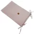 EKO Velvet My Farm Powder Pink Kiságyvédő 180x35cm - Puha, DEKOratív Babaágy Védő Vidéki Mintával