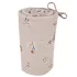 EKO Velvet My Farm Powder Pink Kiságyvédő 180x35cm - Puha, DEKOratív Babaágy Védő Vidéki Mintával