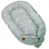 EKO Velvet Dogs Mint Babafészek 90x60cm - Puha, Kutyás Mintás Pihenőfészek Babáknak