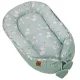 EKO Velvet Dogs Mint Babafészek 90x60cm - Puha, Kutyás Mintás Pihenőfészek Babáknak