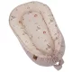 EKO Velvet My Farm Powder Pink Babafészek 90x60cm - Puha, Körülölelő Komfort Vidéki Mintával