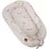 EKO Bees Stars Beige Kétoldalas Pamut Babafészek 90x60cm - Puha, Megfordítható Komfort Babáknak