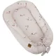 EKO Bees Stars Beige Kétoldalas Pamut Babafészek 90x60cm - Puha, Megfordítható Komfort Babáknak