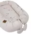 EKO Bees Stars Beige Kétoldalas Pamut Babafészek 90x60cm - Puha, Megfordítható Komfort Babáknak