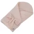 EKO Muszlin Pólya Merevítés nélkül Púderrózsaszín 75x75cm - Biztonságos Pólyázáshoz és Nyugodt Pihenéshez
