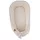 EKO Beige Muszlin Babafészek 90x60cm - Légáteresztő, Puha és Könnyű Pihenőfészek