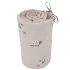 EKO Velvet Bees Beige Kiságyvédő 360x35cm - Körbefutó Puha Védelem és DEKOratív Babaágy Kiegészítő