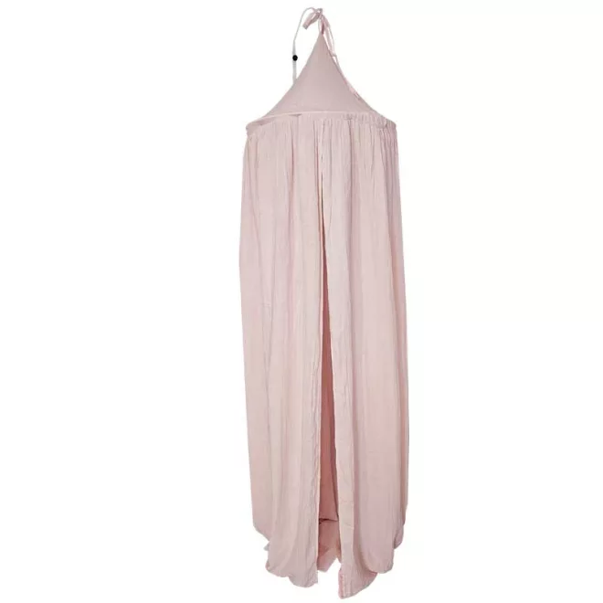 EKO Rose Pink Muszlin Baldachin Kiságy Fölé 240x300cm - Elegáns, Légies Babaszoba DEKOráció