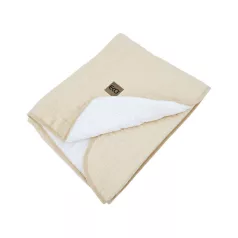   EKO Muszlin Takaró Szőrmével Latte 75x90cm - Puha Légáteresztő Anyaggal Kényelmes Baba Pihenéshez
