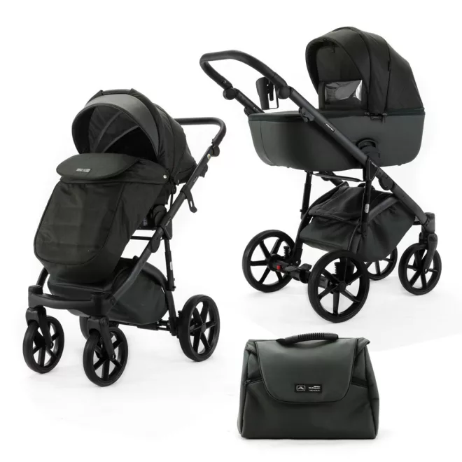 Adamex Nola Natura Forest Kombinált Babakocsi - Prémium Kényelem, Sokoldalú Megoldás, Babával Való Mindennapokra