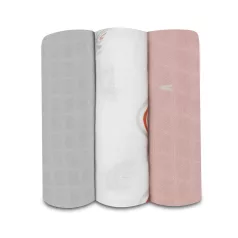   Lionelo Bambusz Pelenka Bamboo Set Rainbow 3db - Puha Mindennapi Törődéshez és Sokoldalú Használatra