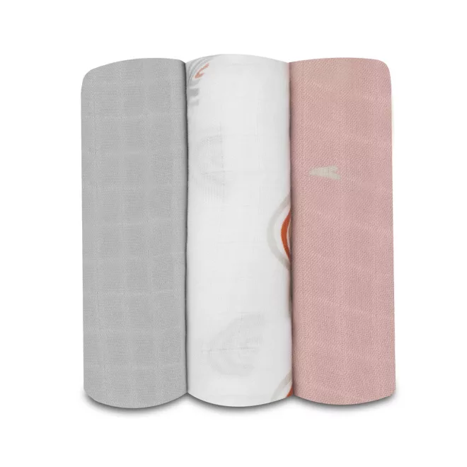 Lionelo Bambusz Pelenka Bamboo Set Rainbow 3db - Puha Mindennapi Törődéshez és Sokoldalú Használatra