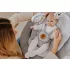Lionelo Bella Set Baba Pihenőszék Grey Concrete - Rezgő Babafotel Újszülött Kortól