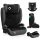 Lionelo Hugo i-Size Autósülés 100-150 cm Fekete Szürke - Biztonságos Gyerekülés Nagyobb Gyermekeknek, Állítható Fejtámla