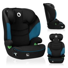   Lionelo Lars i-Size Autósülés 100-150 cm Zöld Türkiz - Állítható Fejtámlás Gyerekülés, Biztonságos Utazáshoz
