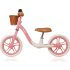 Lionelo Alex Plus Gyerek Futóbicikli Pink Rose - Stabil Tanuló Futóbicikli Állítható Üléssel 3 Éves Kortól