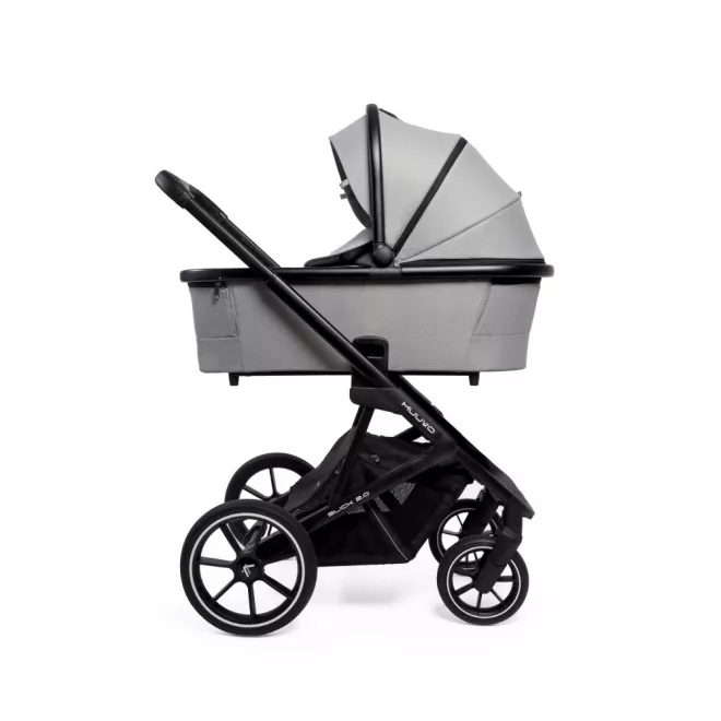 Muuvo Slick 2.0 Light Grey 2 az 1-ben Kombinált Babakocsi Szett - Kényelmes Sétákhoz Praktikus Mindennapi Használatra