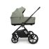 Muuvo One 2 az 1-ben Kombinált Babakocsi Olíva - Prémium Babakocsi Mózeskosárral és Sportüléssel, Újszülött Kortól