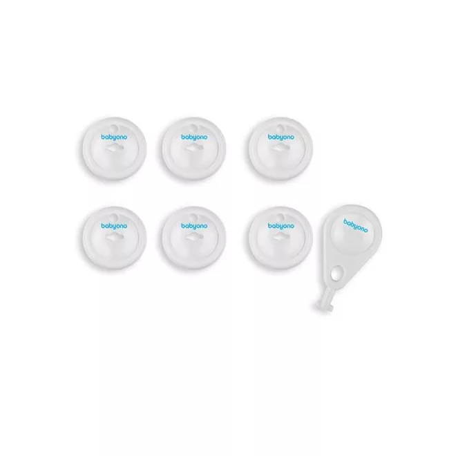 BabyOno Biztonsági Konnektor Dugó - Gyermekzár Elektromos Aljzatokhoz, Egyszerűen Használható Védelemmel