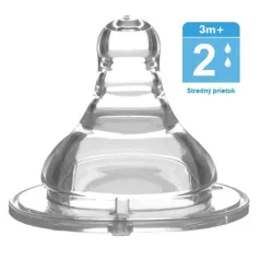   Babyono Classic Szilikon Etetőcumi Közepes Átfolyással 3 Hónapos Kortól - Kényelmes Etetéshez és Megbízható Mindennapi Használathoz