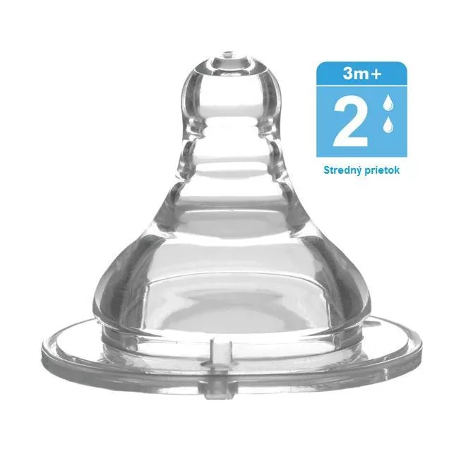 Babyono Classic Szilikon Etetőcumi Közepes Átfolyással 3 Hónapos Kortól - Kényelmes Etetéshez és Megbízható Mindennapi Használathoz