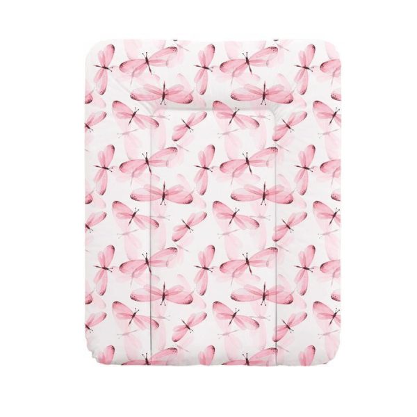 CEBA BABY Pelenkázó Alátét Komódhoz Flora & Fauna Szitakötő Mintával 50x70cm - Puha, Ftalátmentes