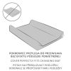 CEBA BABY Pelenkázó Alátét Huzat Sötétszürke + Világosszürke 50x70 - 80cm 2db - Puha 100% Pamut, Bőrbarát és Allergiabarát