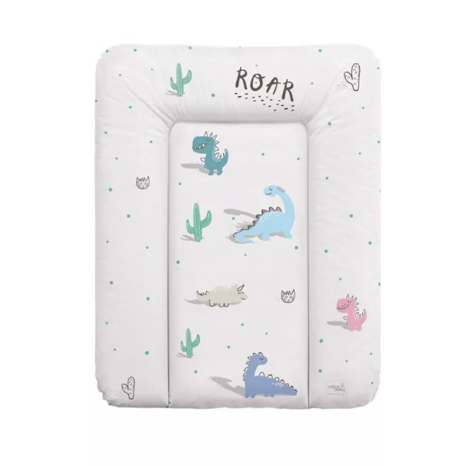 Ceba Baby Pelenkázó Alátét Komódhoz Puha Candy Andy Dino Mintával 50x70cm - Ftalátmentes, Könnyen Tisztítható