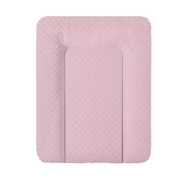 Ceba Baby Pelenkázó Alátét Komódhoz Puha CARO Pink Mintával 50x70cm - Ftalátmentes, Könnyen Tisztítható