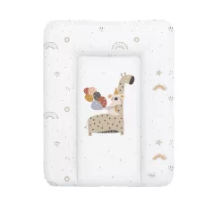   Ceba Baby Pelenkázó Alátét Komódra Puha Zsiráf Mintával 50x70cm - Ftalátmentes, Könnyen Tisztítható