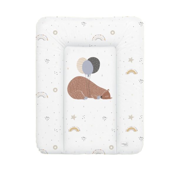 CEBA BABY Pelenkázó Alátét Komódra Puha Big Bear Mintával 50x70cm - Ftalátmentes, Könnyen Tisztítható