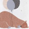 CEBA BABY Pelenkázó Alátét Komódra Puha Big Bear Mintával 50x70cm - Ftalátmentes, Könnyen Tisztítható