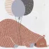 Ceba Baby Pelenkázó Alátét Utazáshoz Big Bear Mintával 40x60cm - Összecsukható, Ftalátmentes és Könnyen Tisztítható