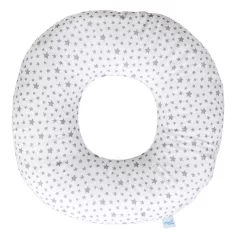   Ceba Baby Szülés Utáni Párna Szürke Csillagok Fehéren - Támogató, Kényelmes, Baba- és Anyabarát