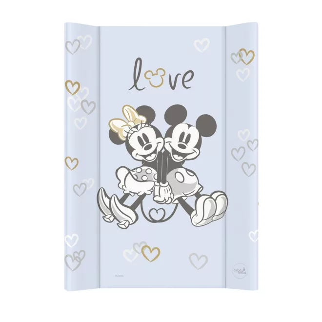 Ceba Baby Comfort Disney Minnie & Mickey Blue Merev Pelenkázó Alátét 50x70cm - Kényelmes Pelenkázáshoz és Stabil Alátámasztáshoz