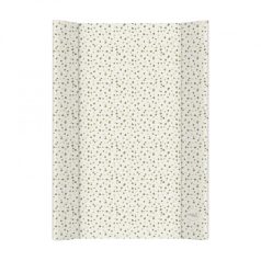   Ceba Baby Basic Spots Pelenkázó Alátét 2 Szegéllyel és Merev Lappal 50x70cm - Stabil, Puha és Könnyen Tisztítható Pelenkázófelület Babáknak
