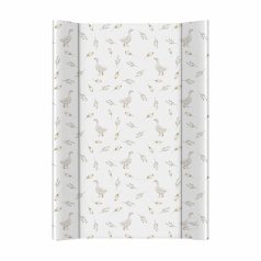   Ceba Baby Basic Goose Pelenkázó Alátét 2 Szegéllyel és Merev Lappal 50x70cm - Stabil, Puha és Könnyen Tisztítható Pelenkázófelület Babáknak