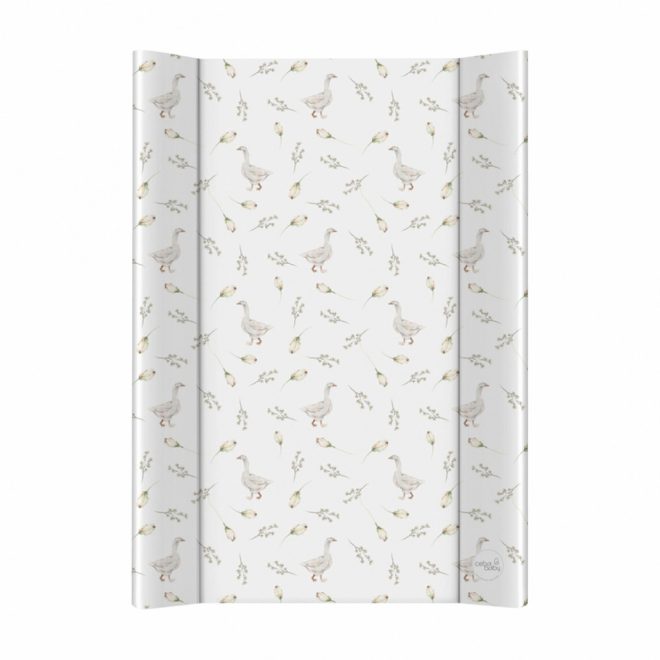 Ceba Baby Basic Goose Pelenkázó Alátét 2 Szegéllyel és Merev Lappal 50x70cm - Stabil, Puha és Könnyen Tisztítható Pelenkázófelület Babáknak