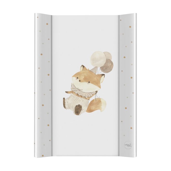 Ceba Baby Ultra Light Fox with Balloon Pelenkázó Alátét 2 Szegéllyel és Merev Lappal 50x70cm - Stabil, Könnyű és Könnyen Tisztítható Pelenkázófelület Babáknak