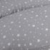 Ceba Baby Huggy Szoptatós Párna 150x60x37cm Basic Grey Stars - Kényelmes, Támogató, Baba- és Anyabarát