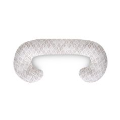   Ceba Baby Szoptatós Párna Cebuška PHYSIO Duo Jersey 300cm Brown Leaves - Kényelmes, Támogató, Baba- és Anyabarát