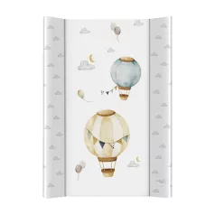   Ceba Baby Basic Balloons Pelenkázó Alátét 2 Szegéllyel és Puha Felülettel 50x70cm - Kényelmes, Biztonságos és Könnyen Tisztítható Pelenkázófelület Babáknak