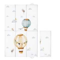   Ceba Baby Basic Balloons Utazó Pelenkázó Alátét 80x50cm - Összehajtható, Puha és Könnyen Tisztítható Pelenkázófelület Útközben